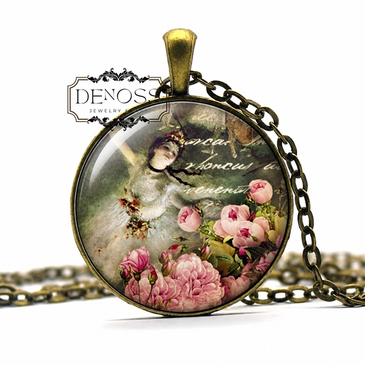 Degas Ballet Dancer Necklace,La Danseuse étoile Art Jewelry
