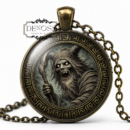 PHOBOS Necklace,God,Greek,Mythology,God of Fear,God of Panic,Son of Ares,Son of Aphrodite,Instilling Fear in Enemies
