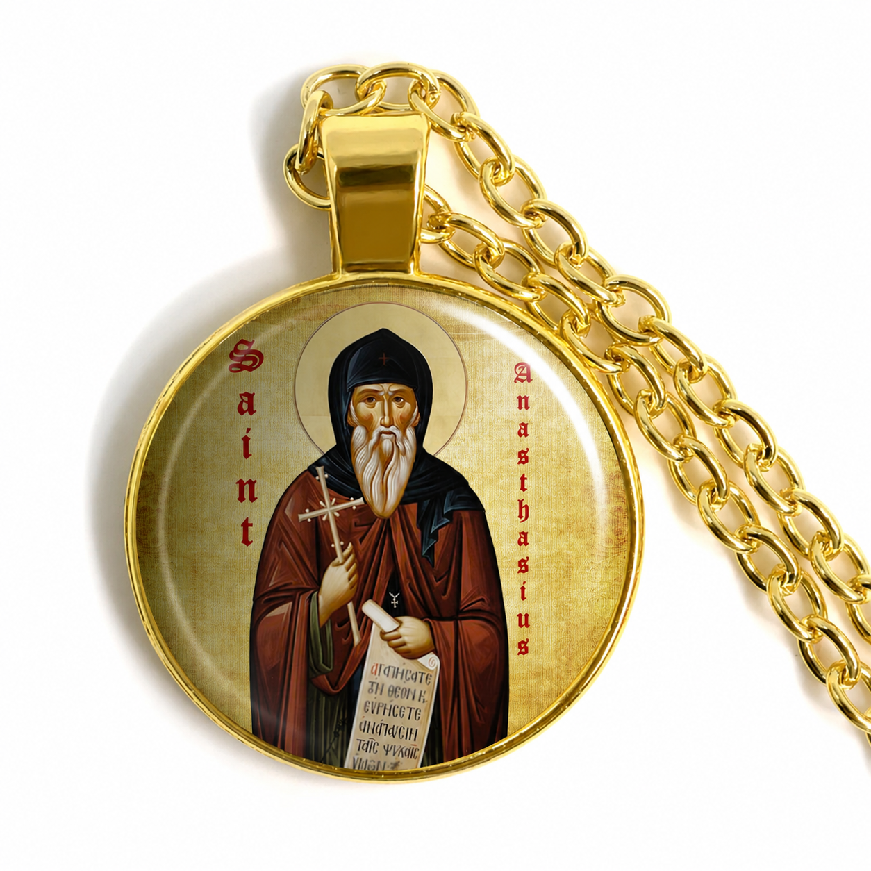 Saint AnaSthasius of Sinai Necklace