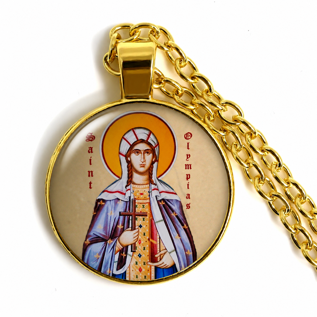 Saint Olympias the Deaconess Necklace
