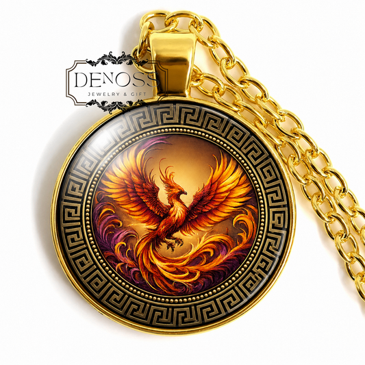 PHOENIX Necklace,Renewal,Immortality,Resurrection,Symbol of Hope,Symbol of Transformation,The Eternal Nature of the Soul
