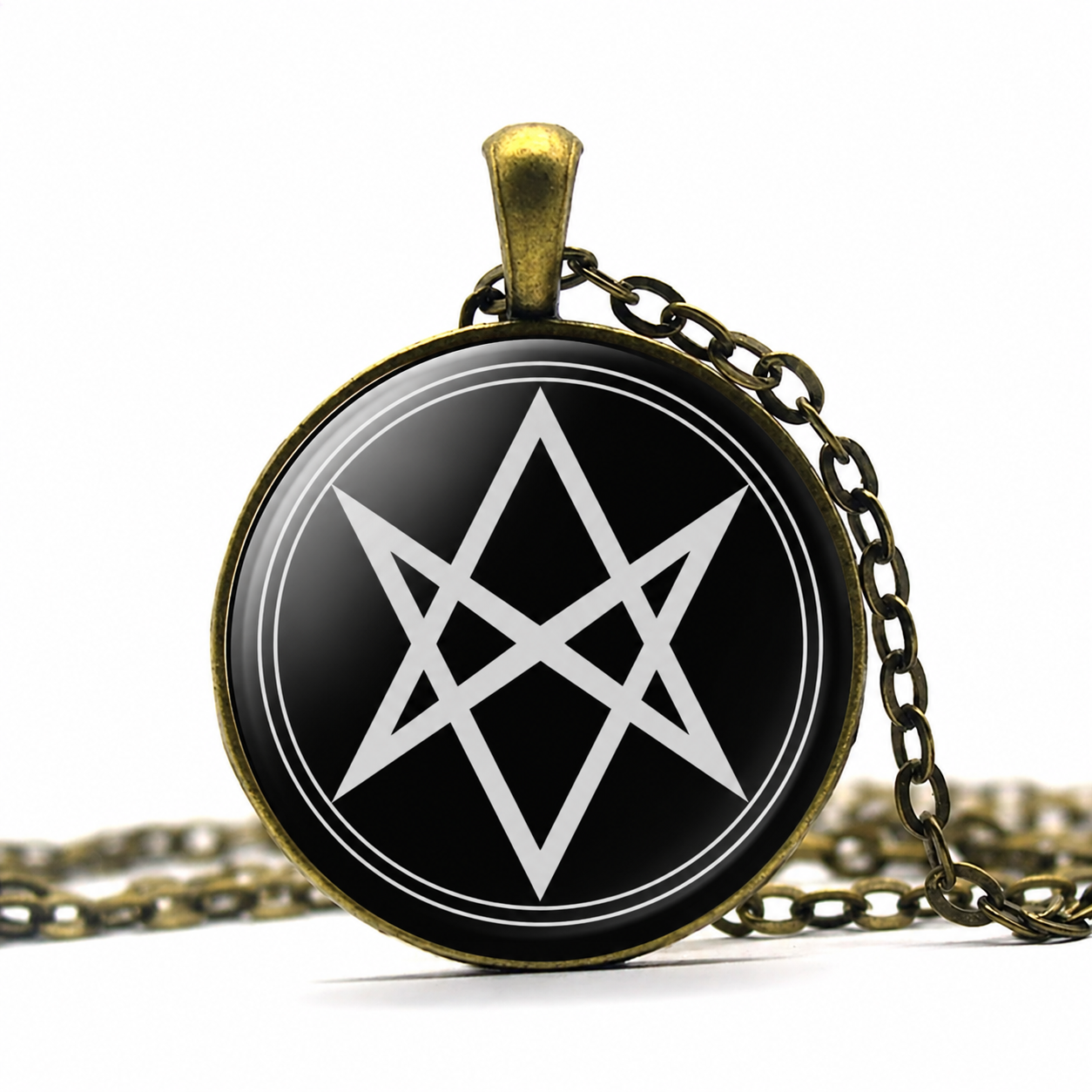 THELEMA Crowley Seal Necklace,Thelema Jewelry,Sigil Pendant