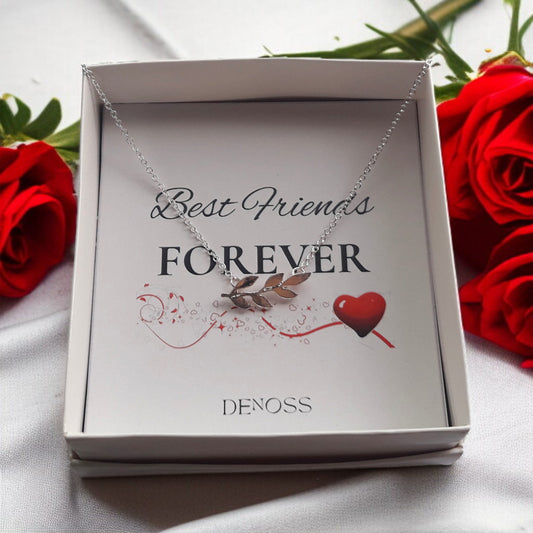 Olive Branch Gold-Silver Necklace