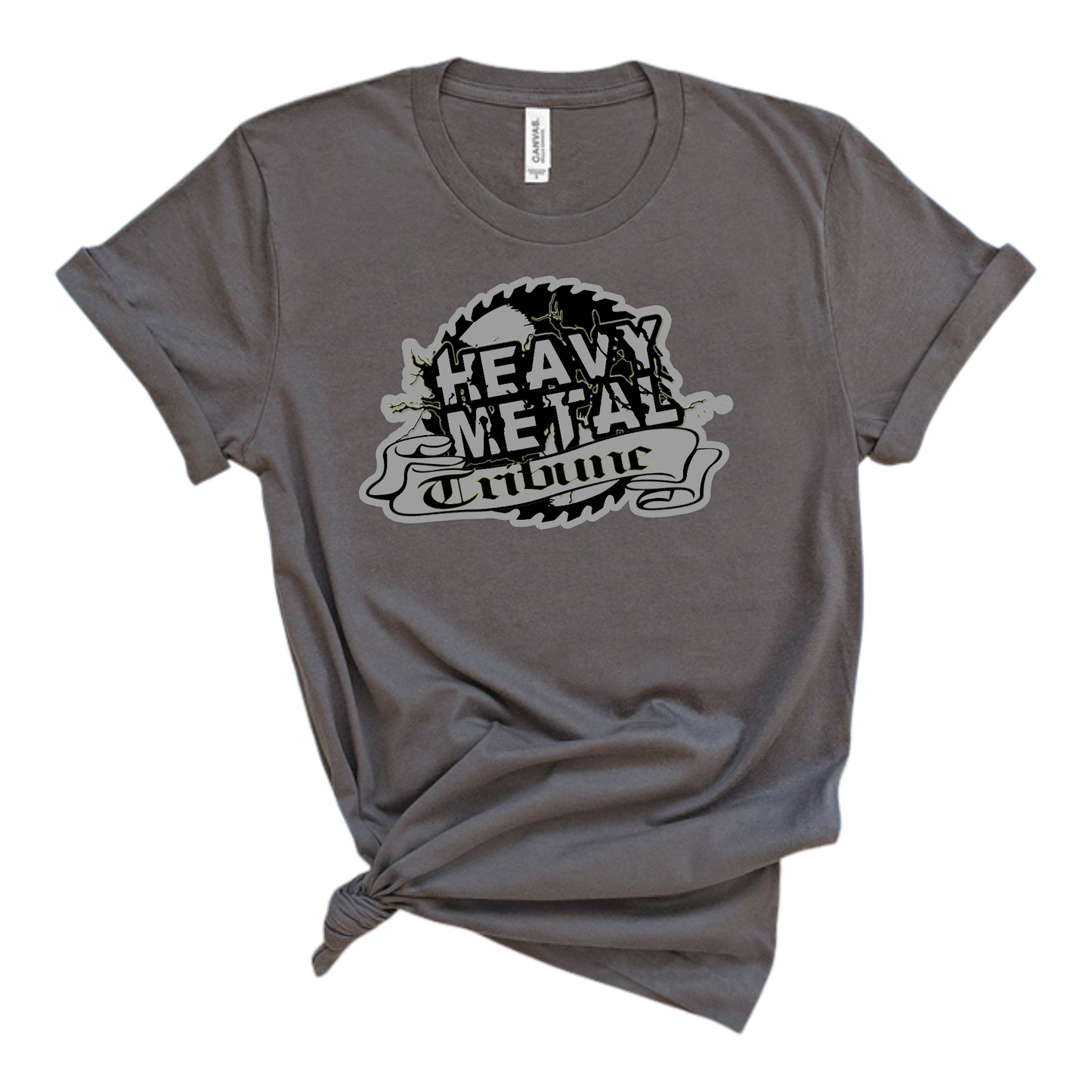 Heavy Metal Tribune metal music logo Music T shirt