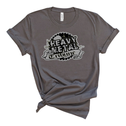 Heavy Metal Tribune metal music logo Music T shirt