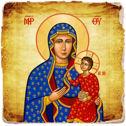 Our Lady of Czestochowa,Marble Icon,Handmade,Baptism gift,Christian Icon