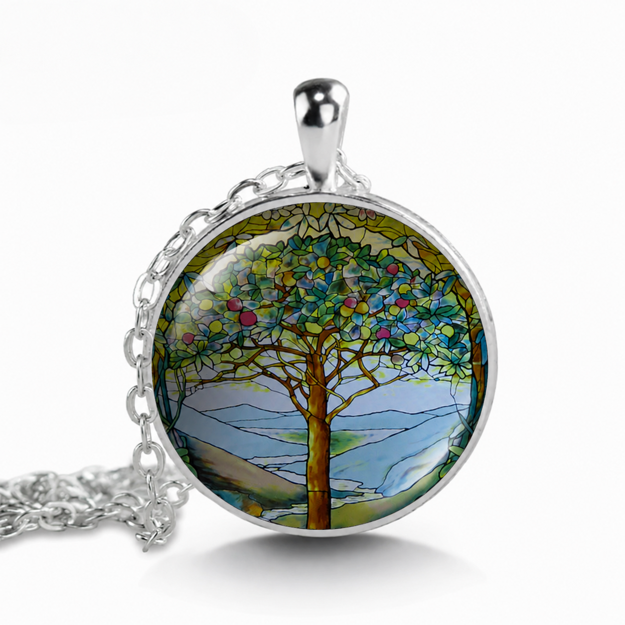 Tiffany Tree of Life necklace,symbolic jewelry for spring,Easter necklace