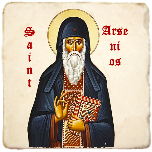 St.Arsenios Icon,Men Saints,Marble Icon,Handmade,Prayer gift,Christian Icon