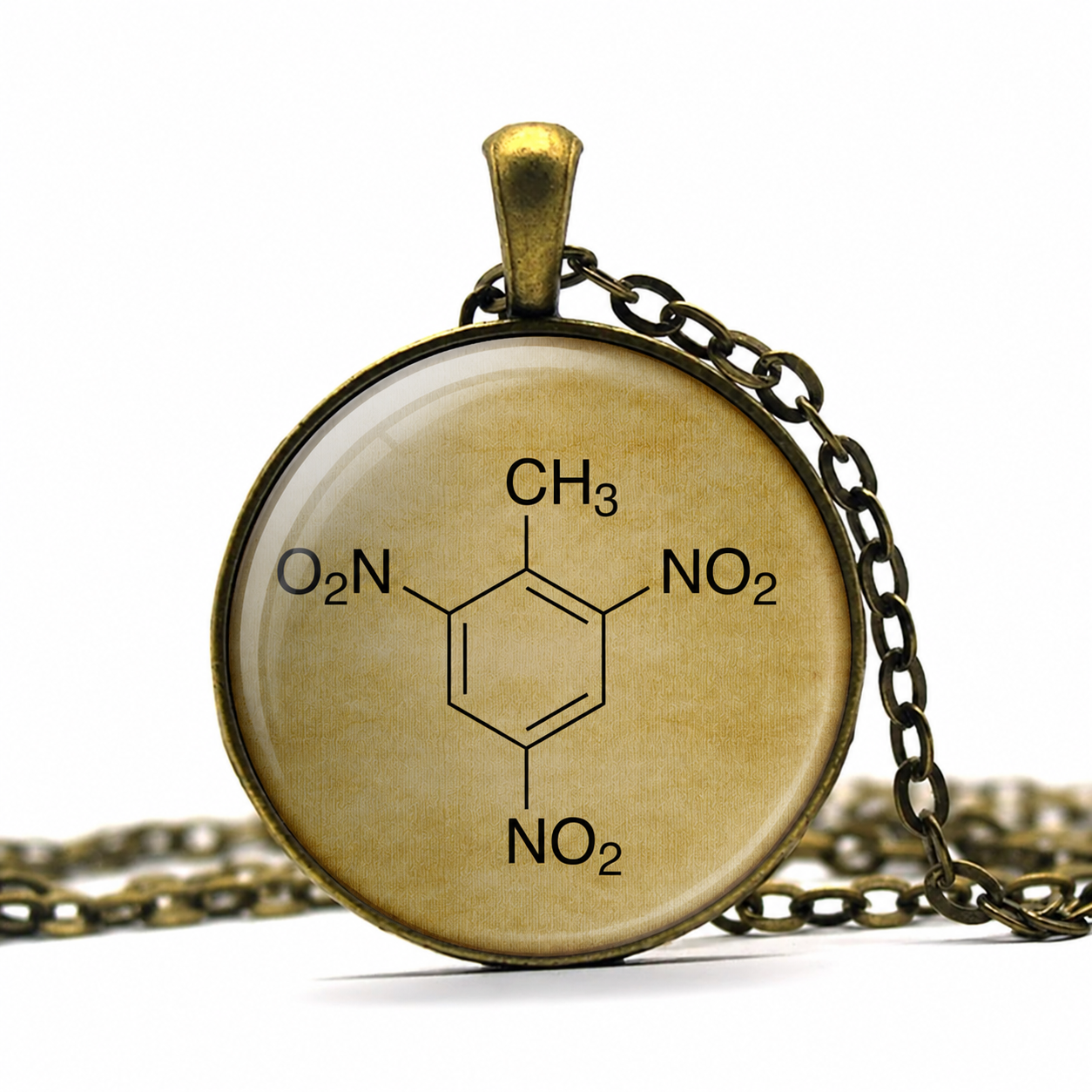 TNT molecule,TNT chemistry pendant, science teacher graduation gift,dynamite demolitions expert
