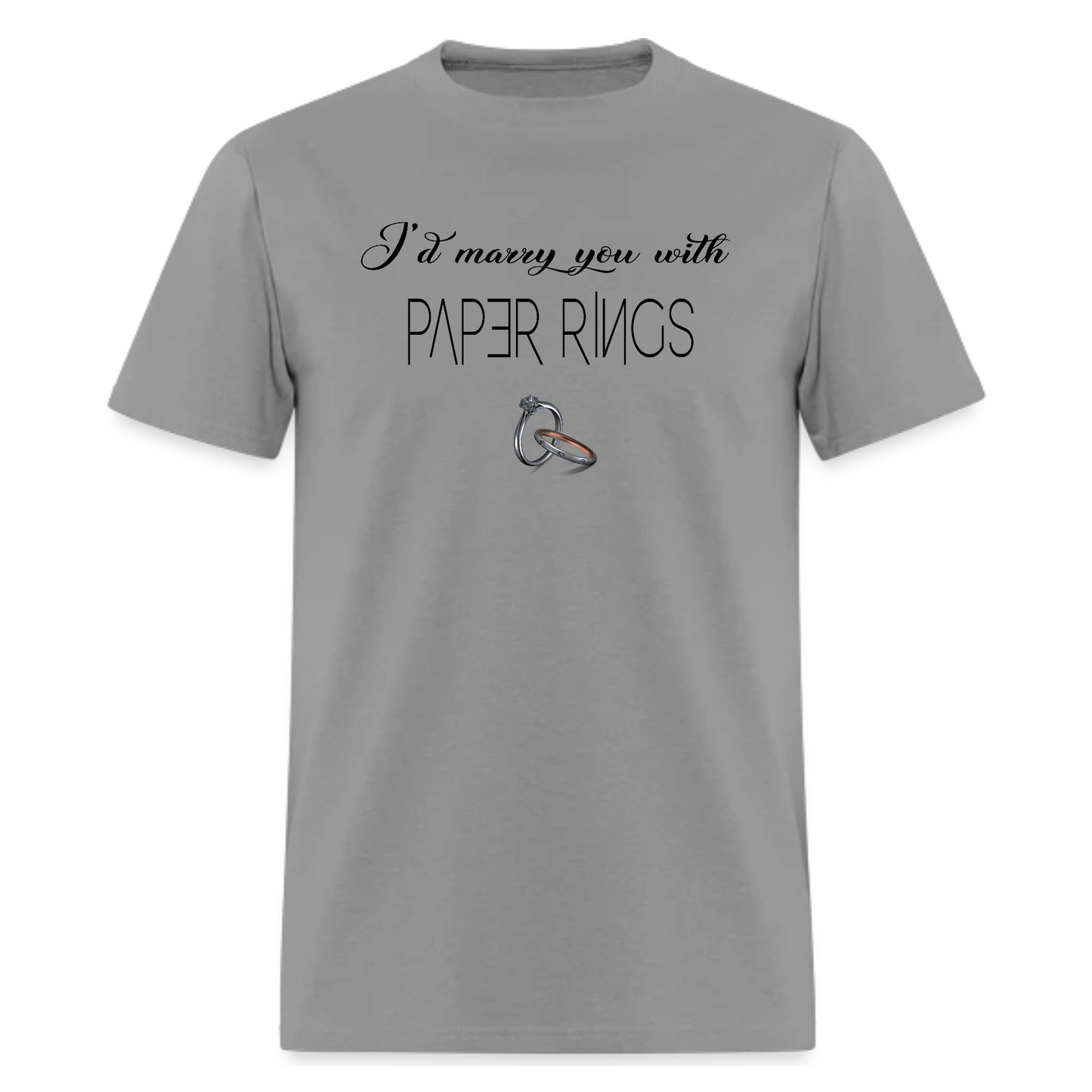 I'd Marry You With Paper Rings,Music  Tshirt