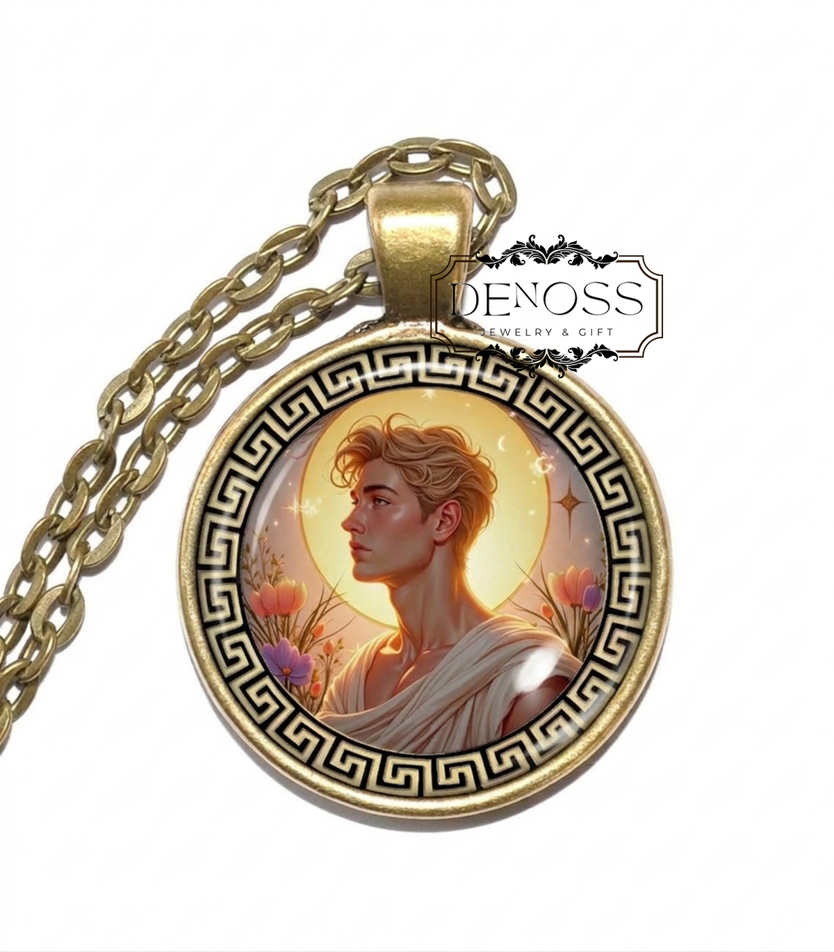 PHOSPHORUS Necklace,Titan of the Morning Star,Bringer of Dawn,Symbol of Radiant & Renewing Light,Return of Morning,Greek