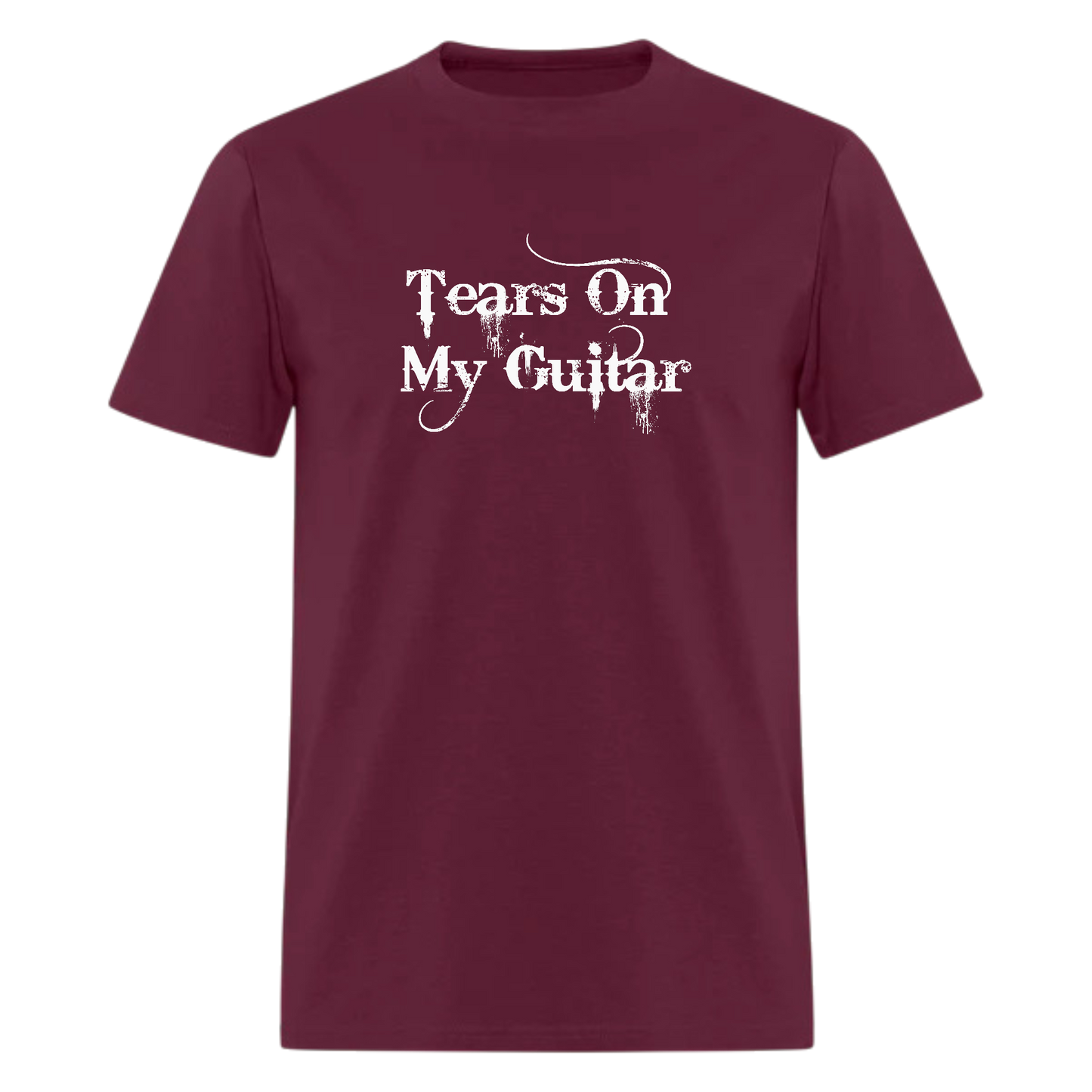 Tears On My Guitar,Music lyric Tshirt