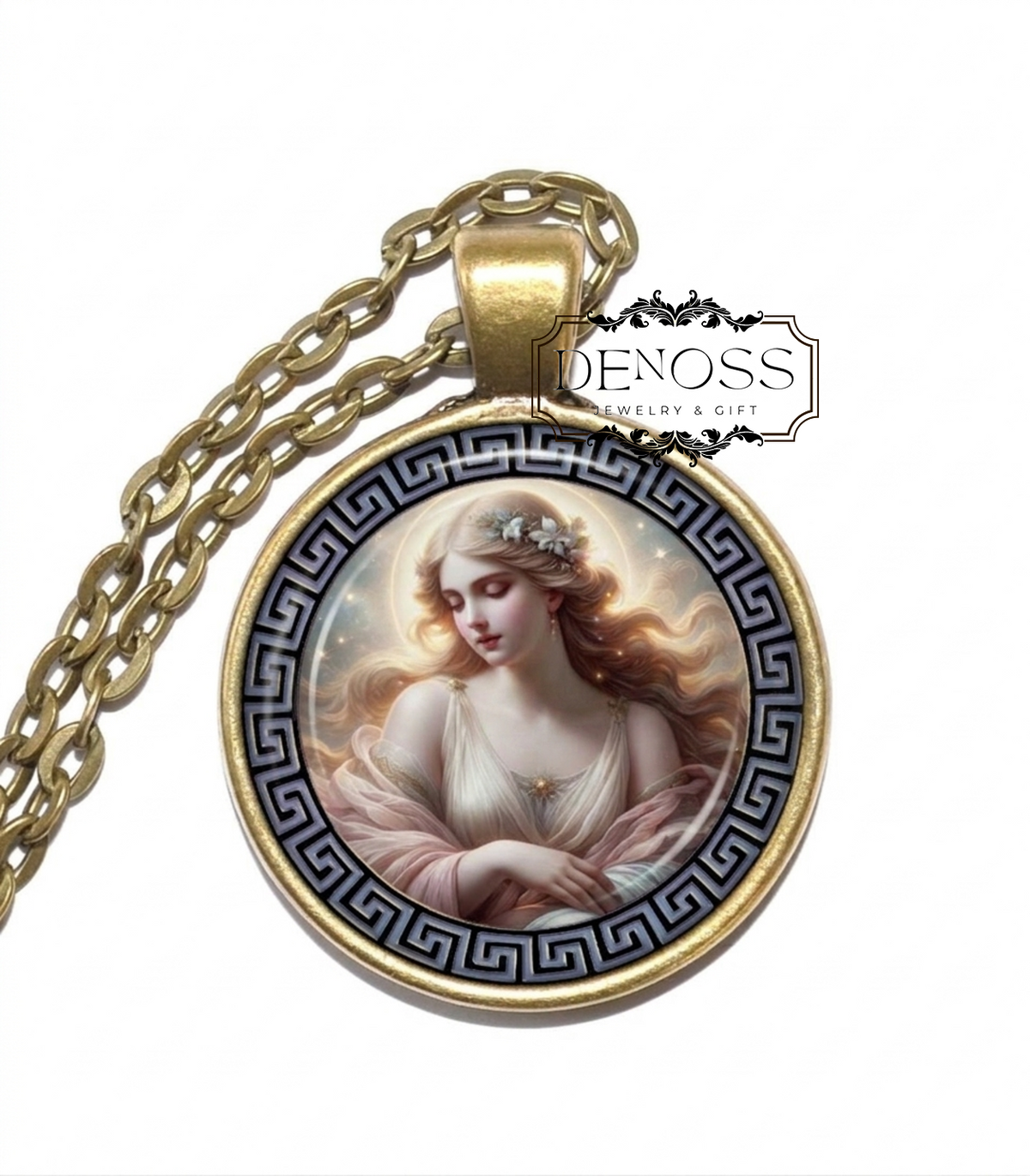PLEIONE Necklace,Goddess of Clouds and the Sea,Mother of the Pleiades,Sea Nymph of Mount Cyllene