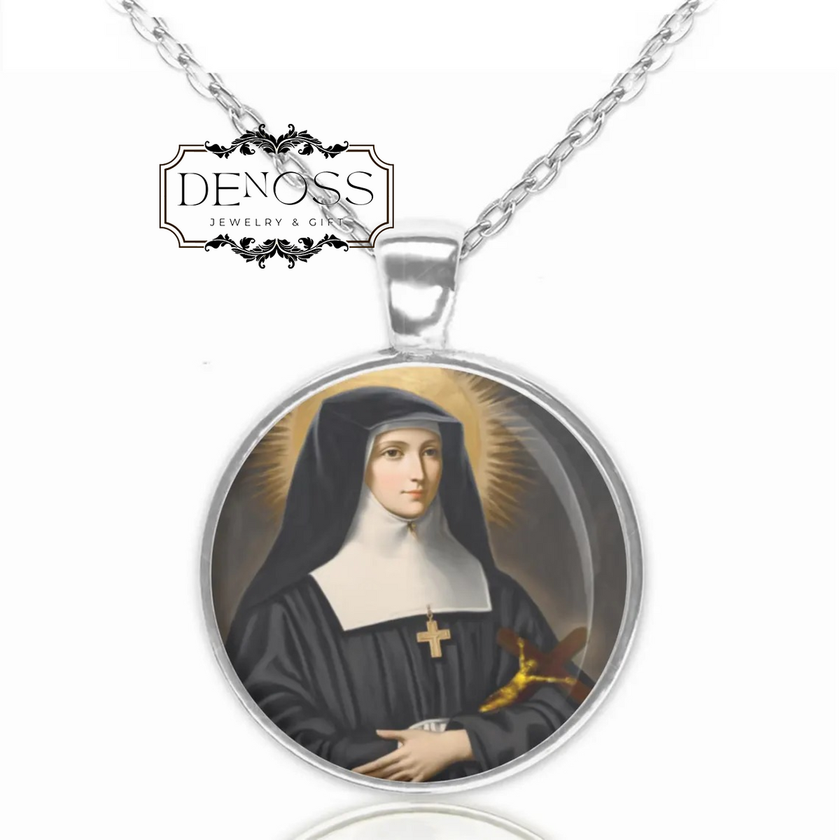 Saint Jane Frances de Chantal,Catholic Necklace