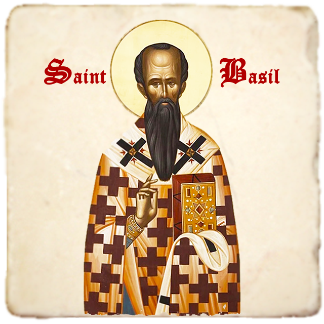 St.Basil Icon,Men Saints,Marble Icon,Handmade,Prayer gift,Christian Icon