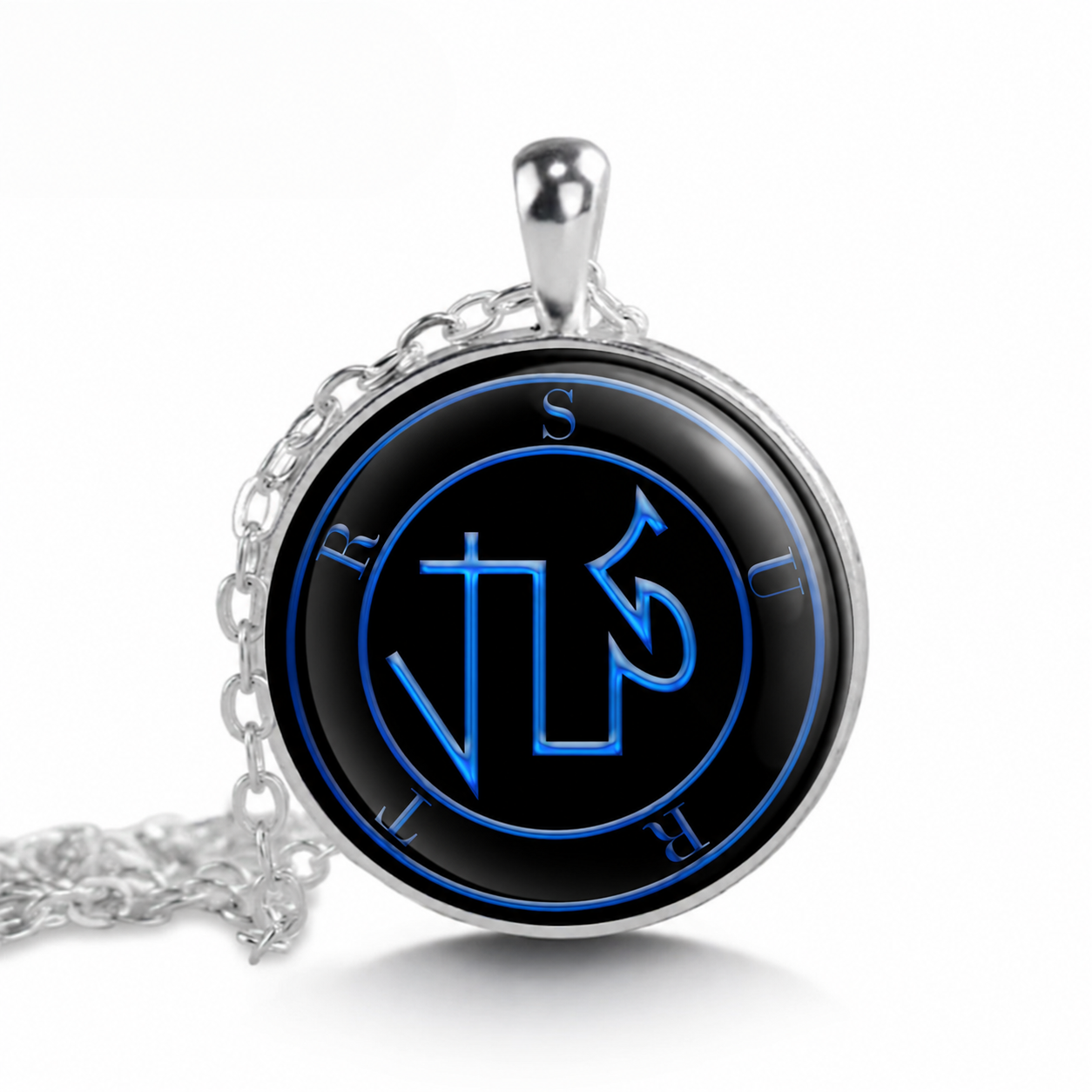Surtr Sigil Pendant Necklace,Norse Pagan Viking Talisman Necklace