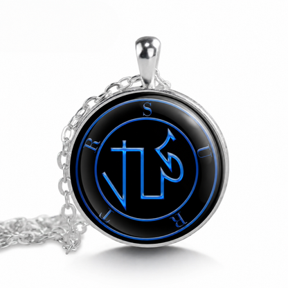 Surtr Sigil Pendant Necklace,Norse Pagan Viking Talisman Necklace