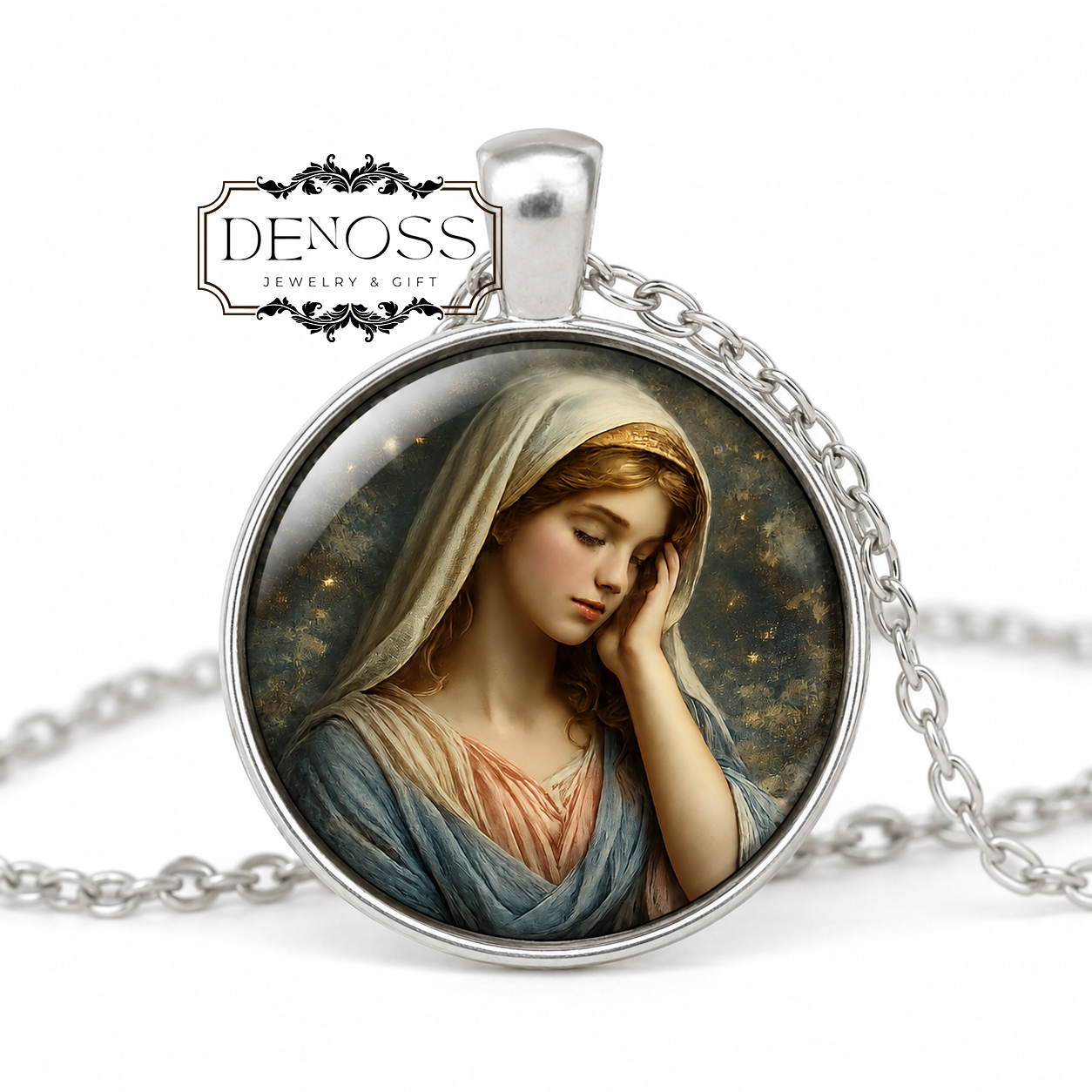 POLYHYMNIA Necklace,Goddess of Sacred Poetry,Muse,Sacred hymn,Dance and Eloquence,Agriculture,Pantomime,Greek Mythology