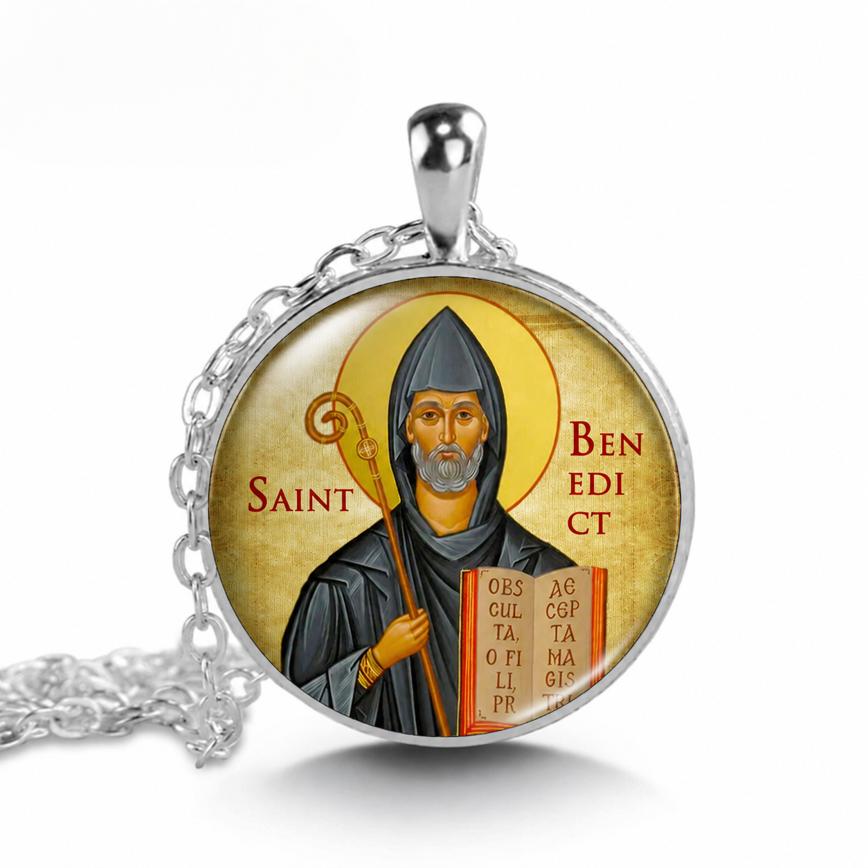 Saint Benedict of Nursia Necklace