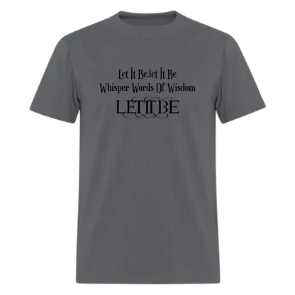 The Beatles Tshirt,Let it Be Lyrics, Music Tshirt