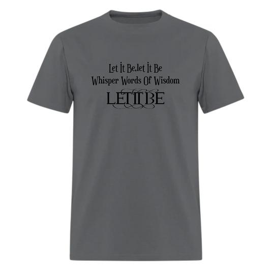 The Beatles Tshirt,Let it Be Lyrics, Music Tshirt