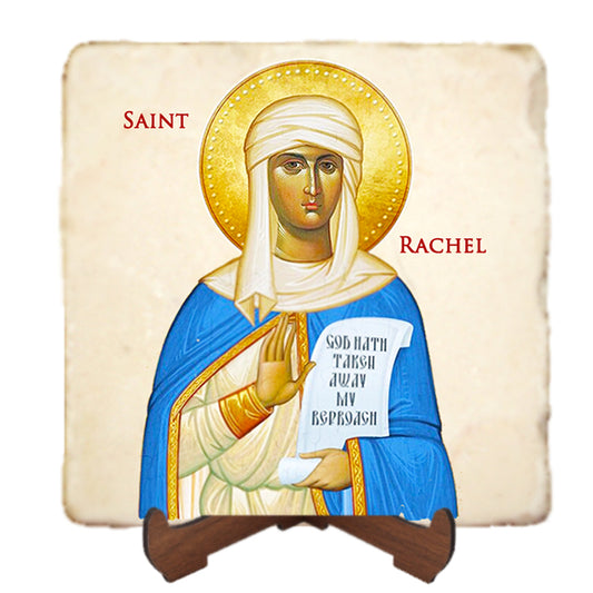 St.Rachel Icon,Women Saint,Marble Icon,Handmade,Prayer gift,Christian Icon