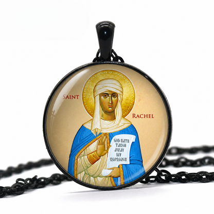 Saint Rachel Baptism Gift Necklace