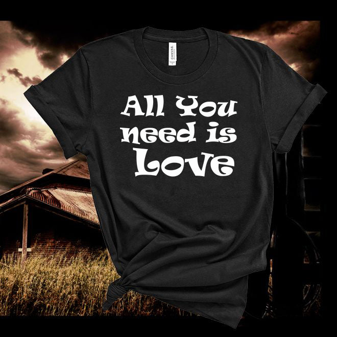 The Beatles,All You Need Is Love T-Shirt,Song Lyrics
