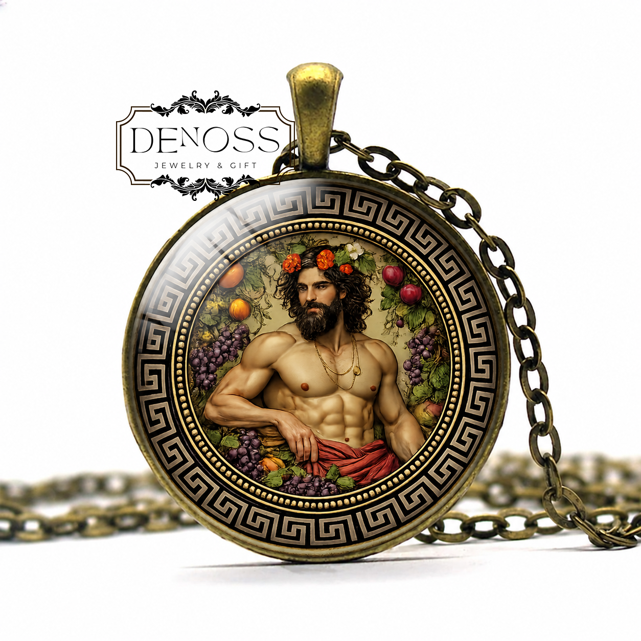 PRIAPUS Necklace,God of Fertility & Gardens,God of Vitality and Abundance,God of Passion and Nature Protector of Growth