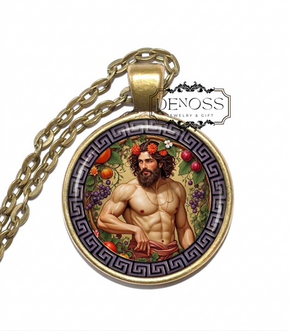 PRIAPUS Necklace,God of Fertility & Gardens,God of Vitality and Abundance,God of Passion and Nature,Protector of Growth
