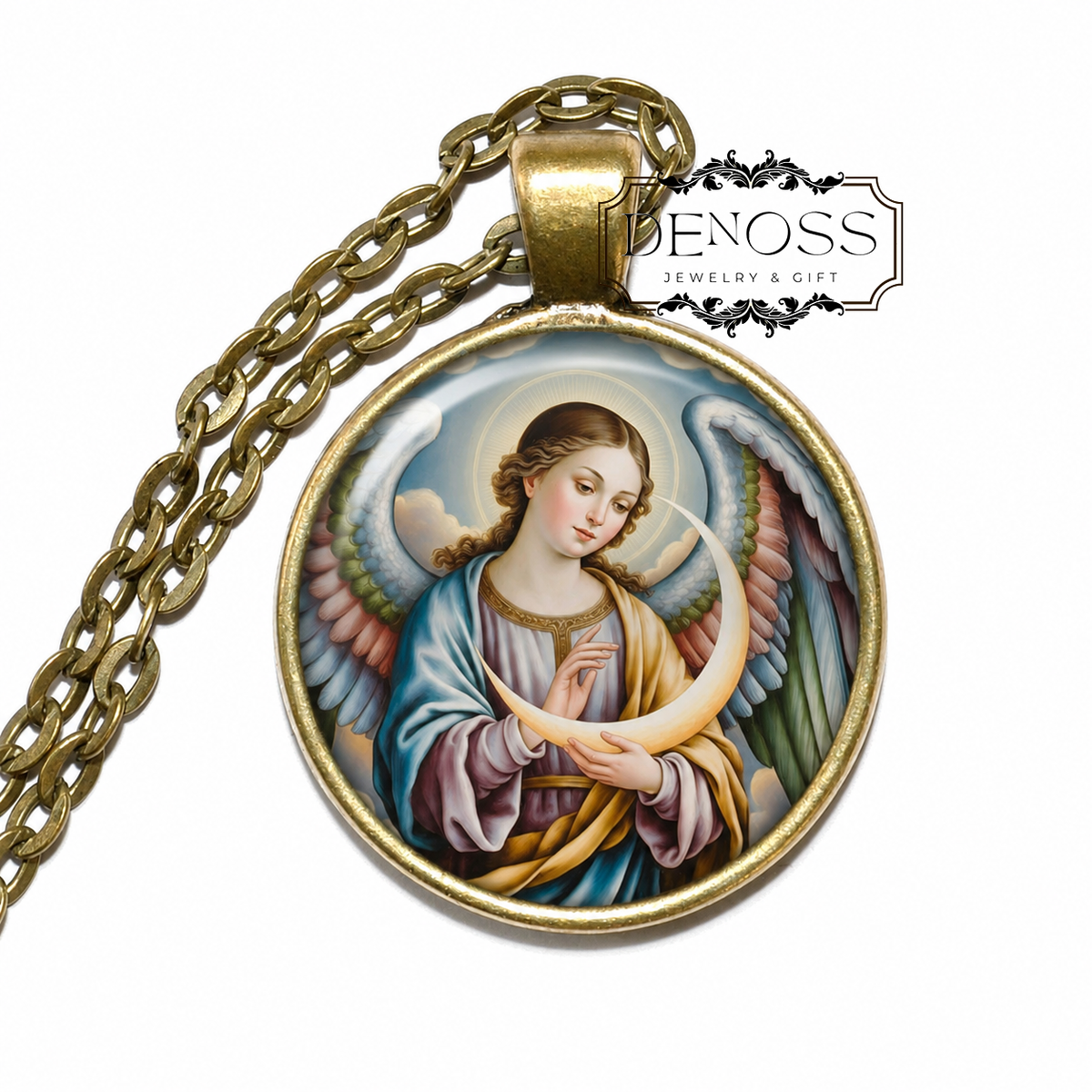 ARCHANGEL HANIEL Necklace,Angel of Joy & Intuition,Feminine Energy and Guidance,Grace,Beauty,Insight