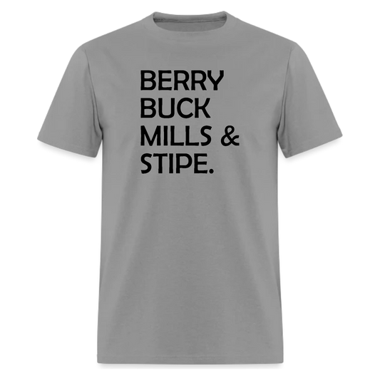 Berry Buck Tshirt, Mills Stipe,Rock Band Tee