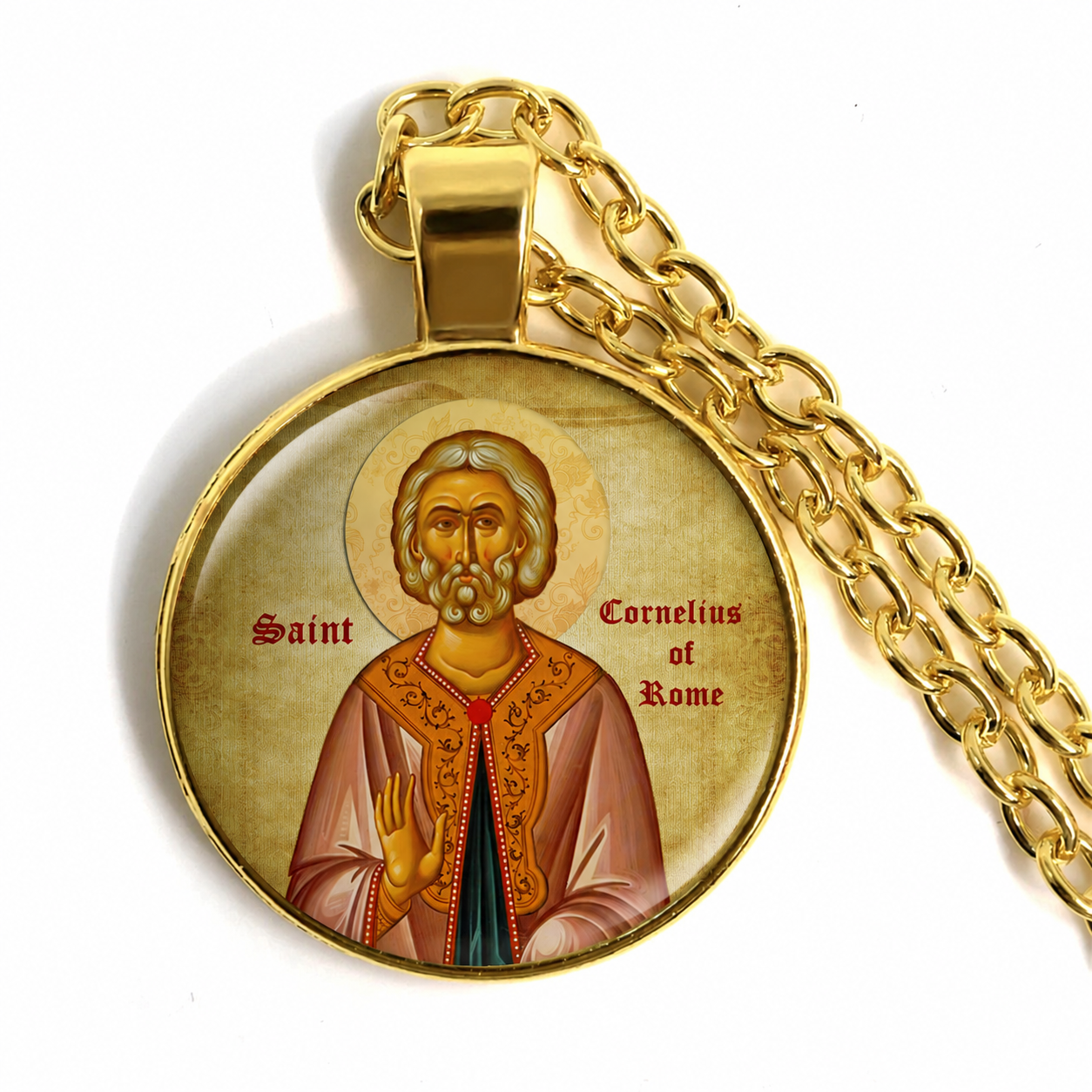 Saint Cornelius of Rome Necklace