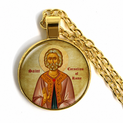 Saint Cornelius of Rome Necklace