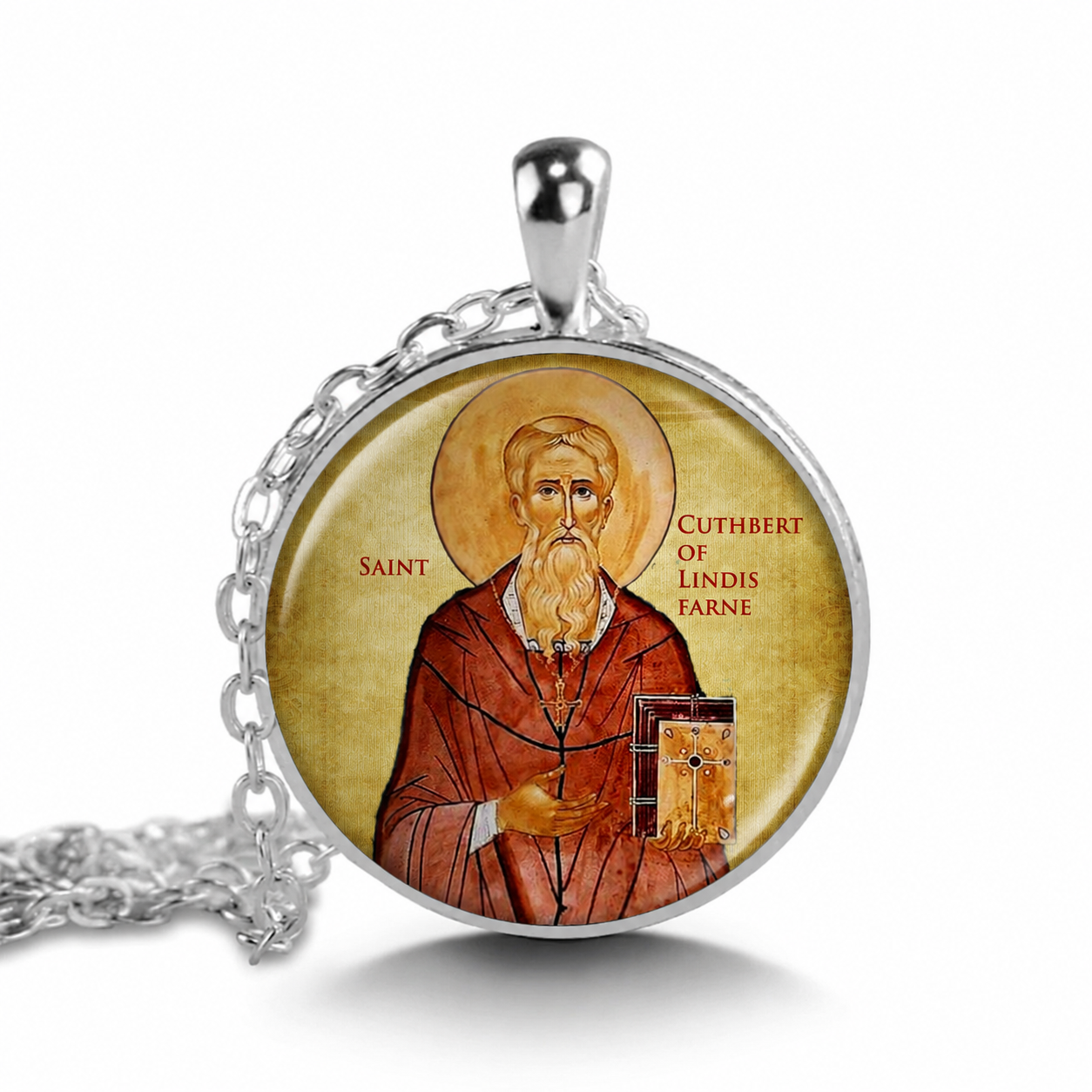 Saint Cuthbert of Lindisfarne Necklace
