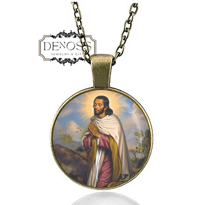 Saint Juan Diego Religious Medal Necklace,Pendant