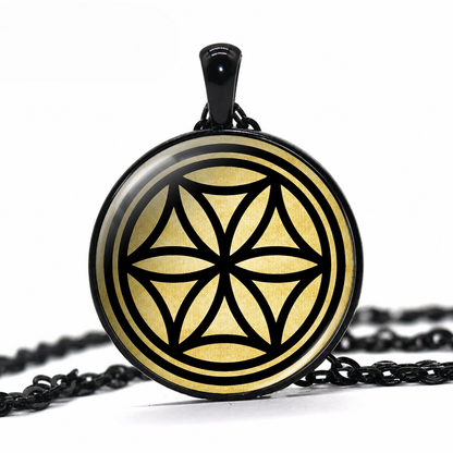 Flower of Aphrodite Necklace,Flower of Life, Greek Goddess Pendant, Goddess of Love,Aphrodite Emblem Talisman