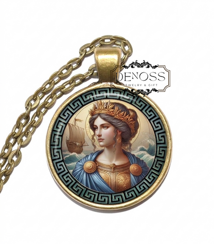 QUEEN ARTEMISIA Necklace,Legendary Ancient Queen & Naval Commander,Feminine Strength