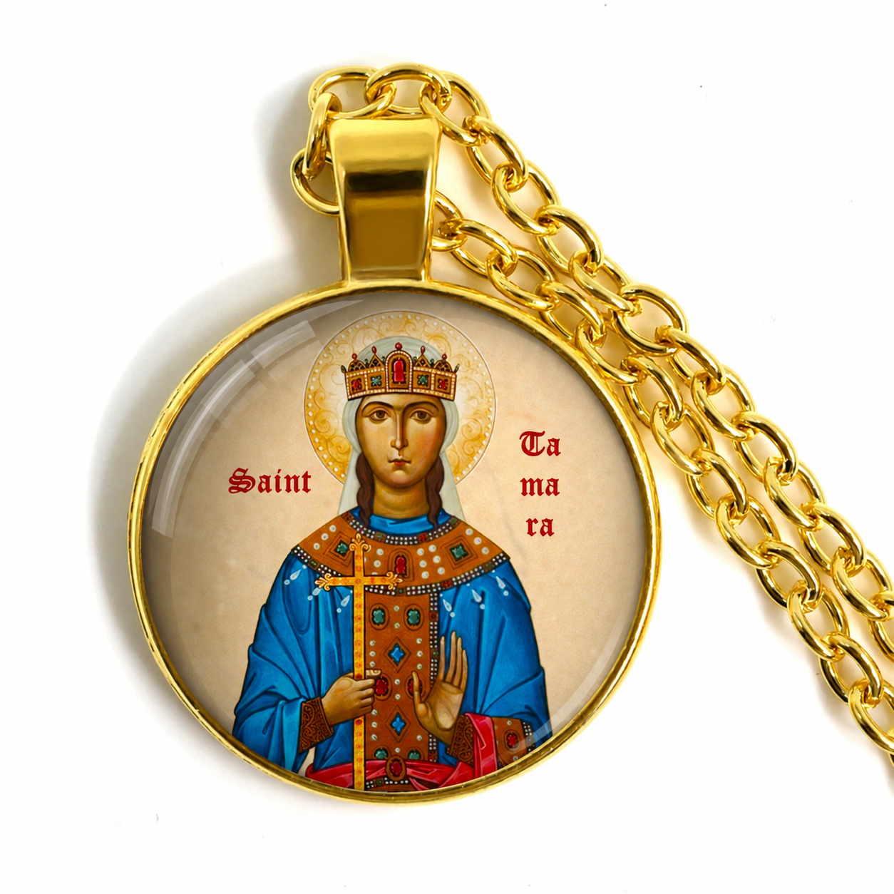Saint Tamara Queen of Georgia Necklace