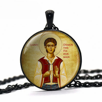 Saint Demos the Fisherman Necklace