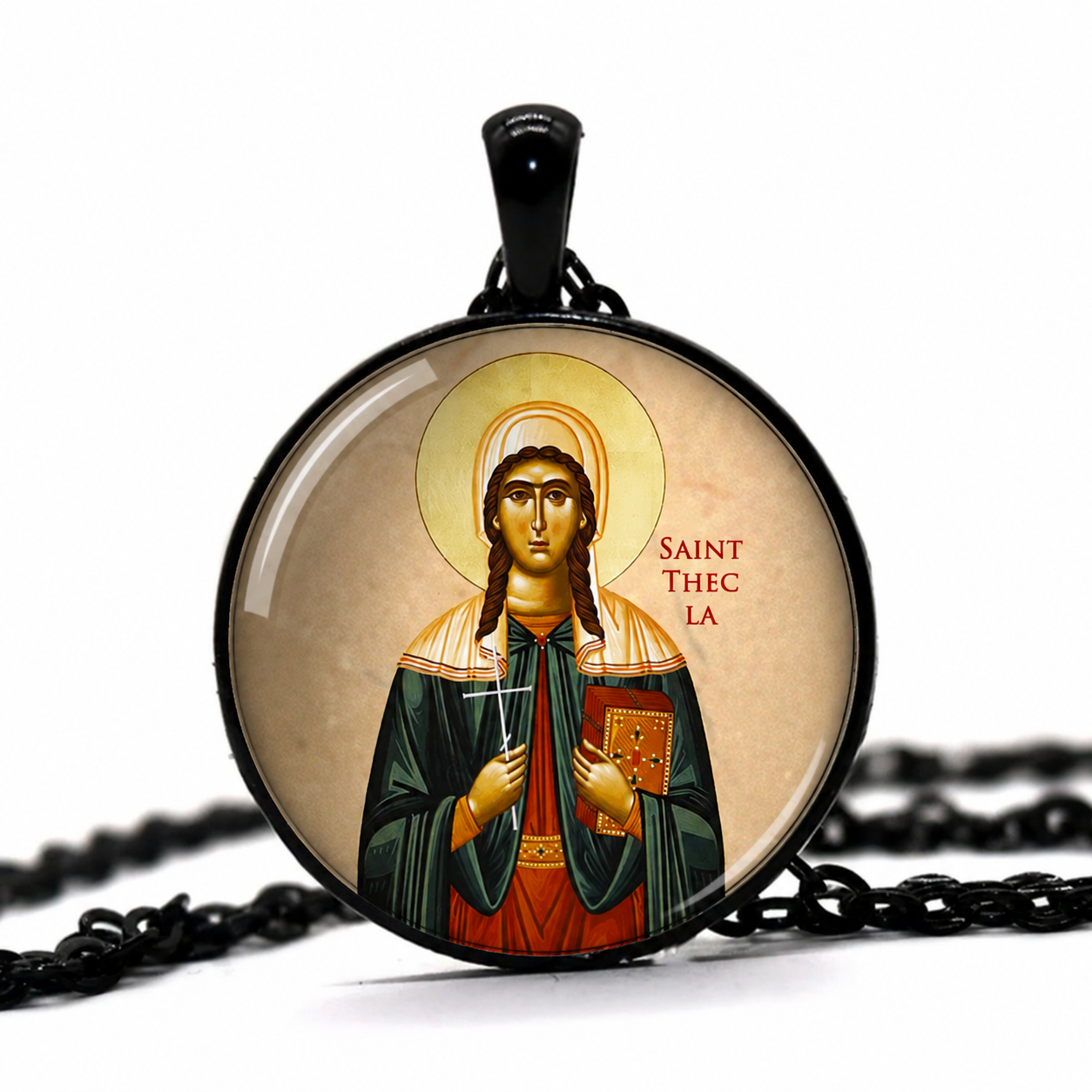 Saint Thecla Orthodox Necklace
