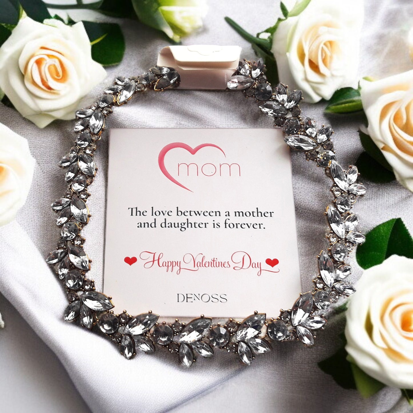 Dainty Statement Crystal Gold-Silver Choker Necklace