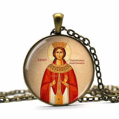 Saint Theophano Martinakia Necklace