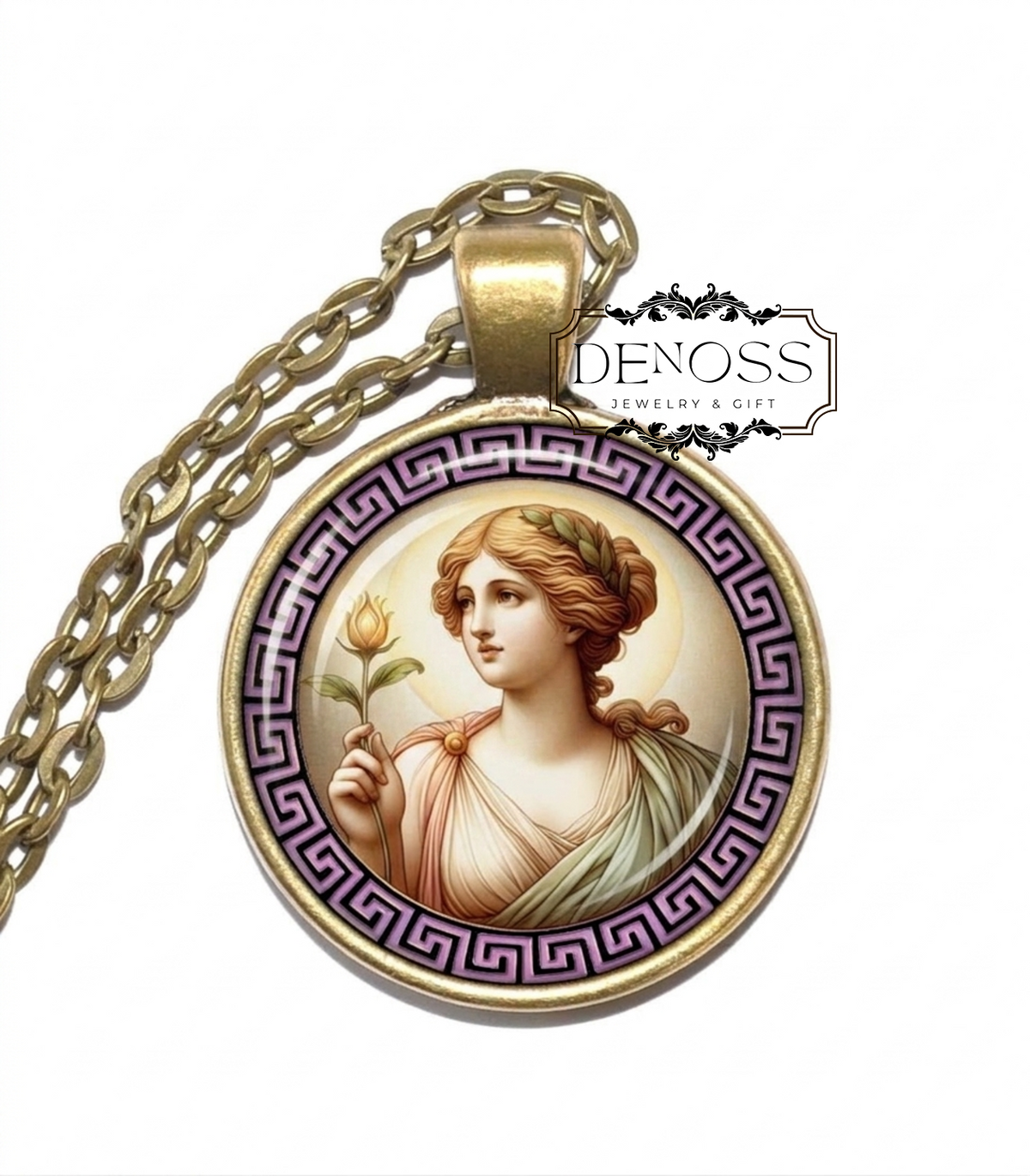 SPES Necklace,Goddess of Hope,Roman Mythology,Promise of a Brighter Future