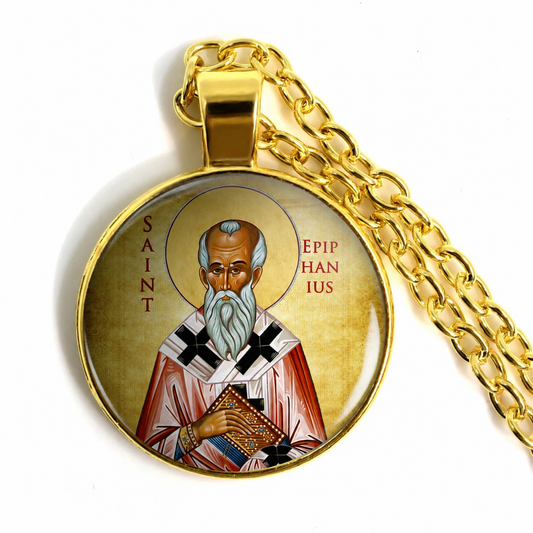 Saint Epiphanius of Cyprus  Necklace