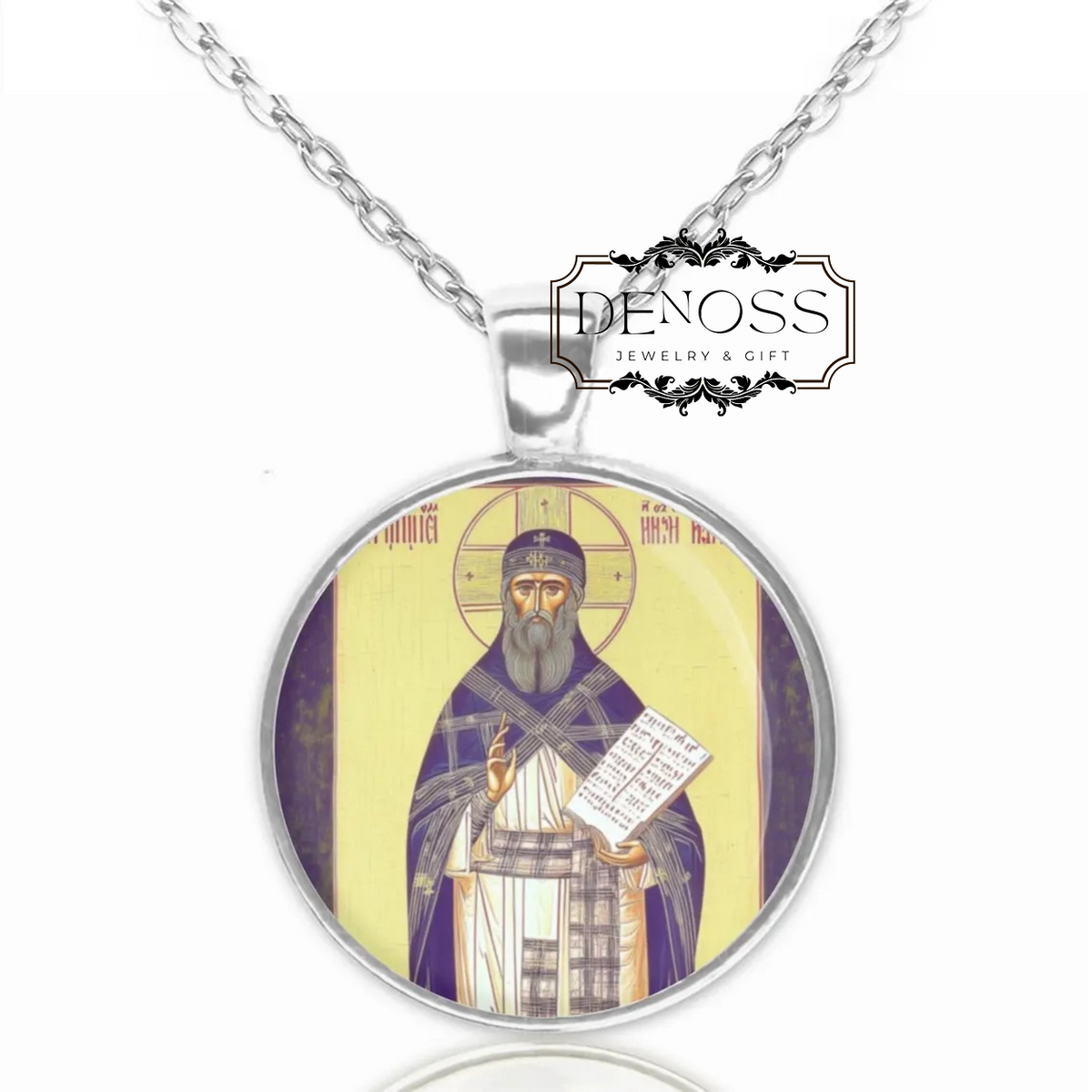 Saint Mark,Bishop of Ephesus Orthodox Necklace