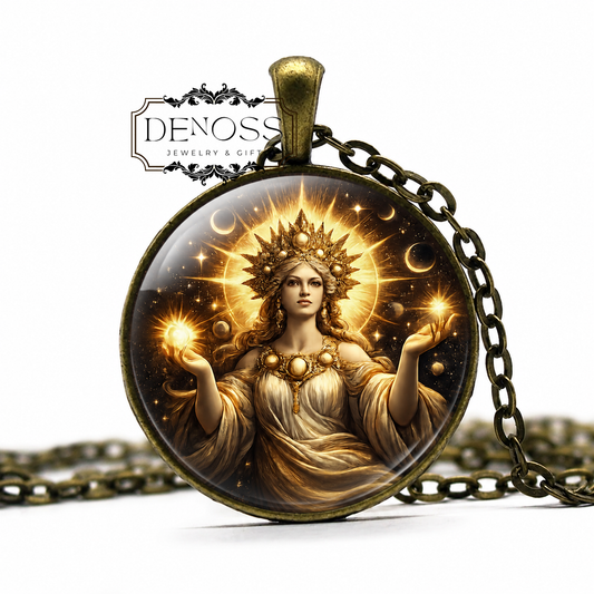 THEIA Necklace,Goddess of Divine Light,Goddess of Sight,Titan,Greek,Mythology