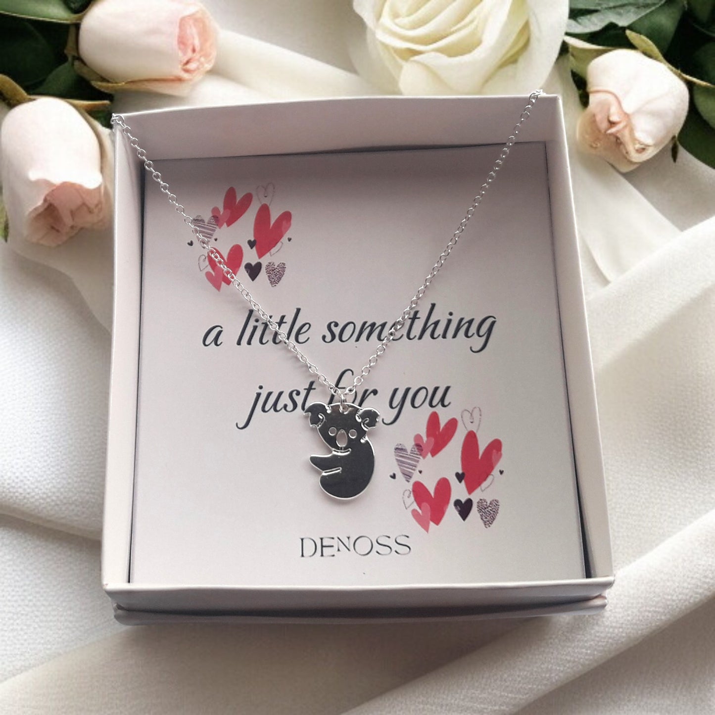 Lovely Koala Silver Necklace