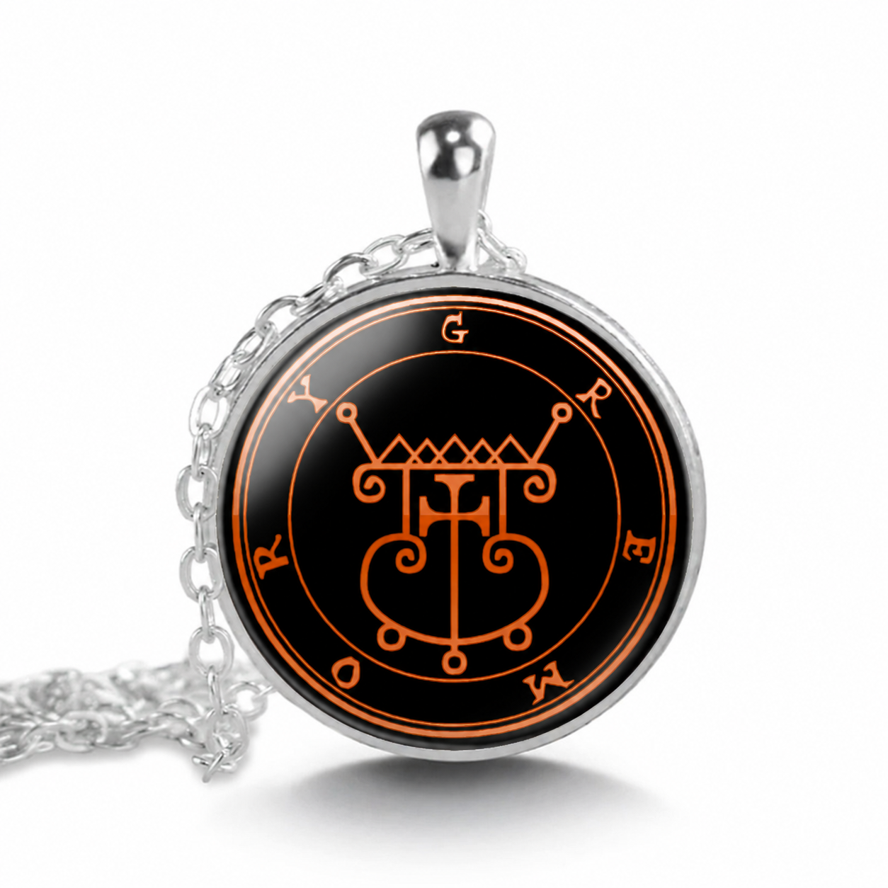 Gremory Sigil Necklace,Satanic Occult Seal Pendant Necklace