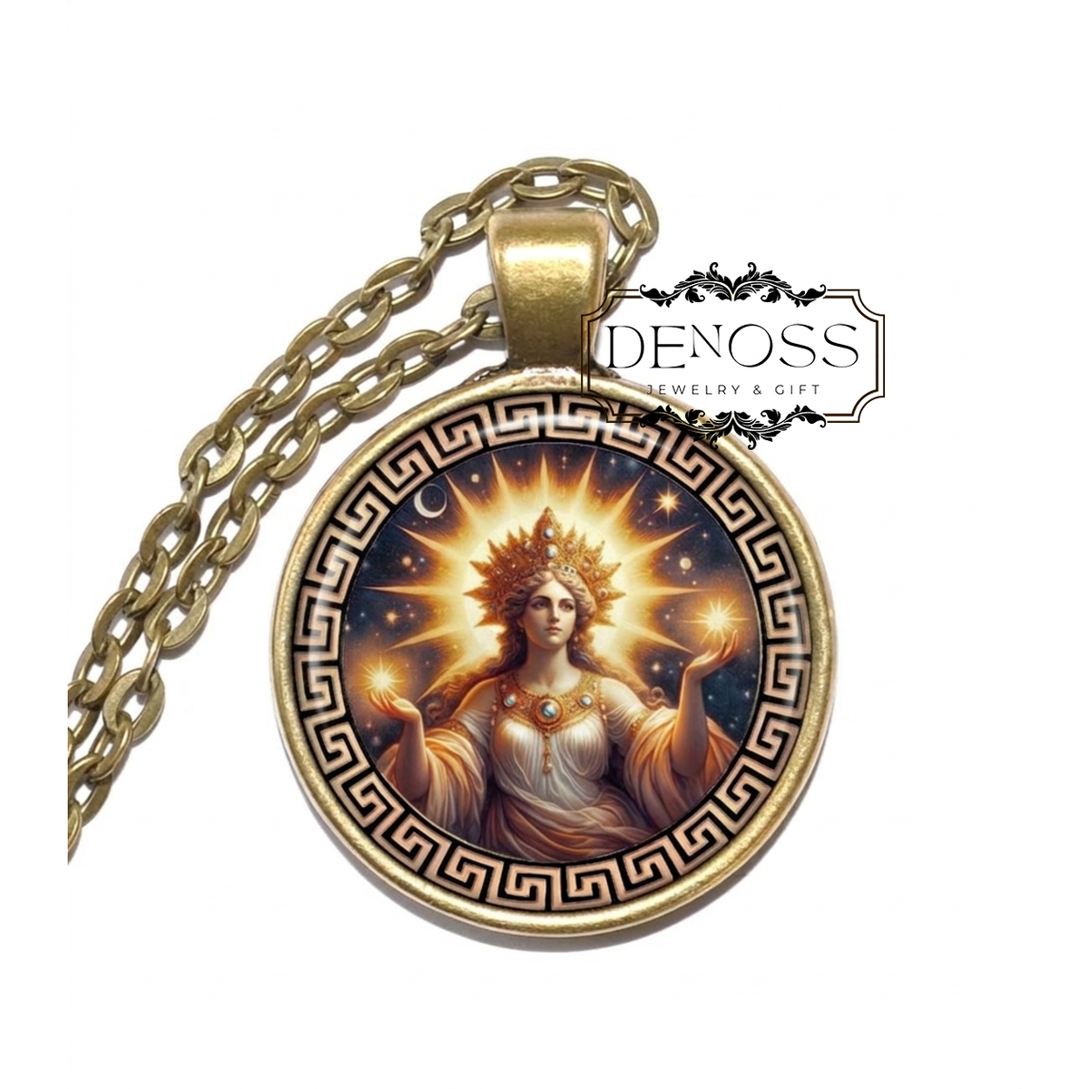THEIA Necklace,Goddess of Divine Light,Goddess of Sight,Titan,Greek,Mythology